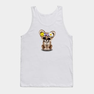 Cute Cougar Cub Hippie Tank Top